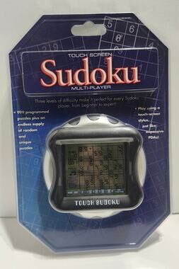 Excalibur Touch Screen Sudoku Electronic Game Sealed Multi Player 453K-CS